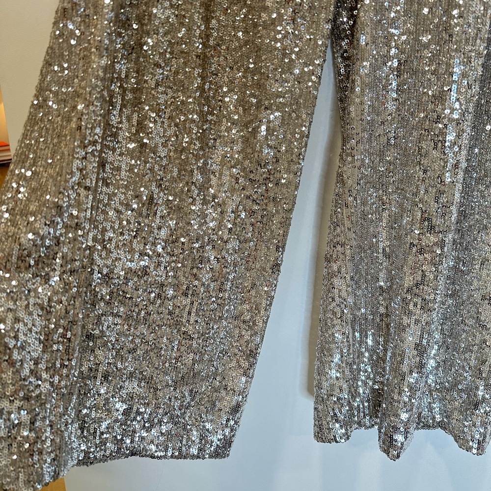 Express sequin crop trouser XS
